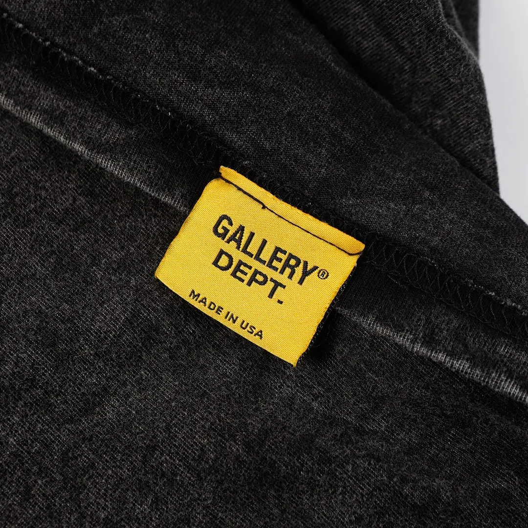 GALLERY.DEPT Summer new short-sleeved model number: D3129#P116 Color: washed black Size: S M L XL